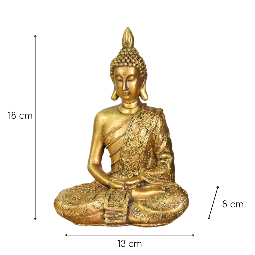 Statue Bouddha Sanci Doré