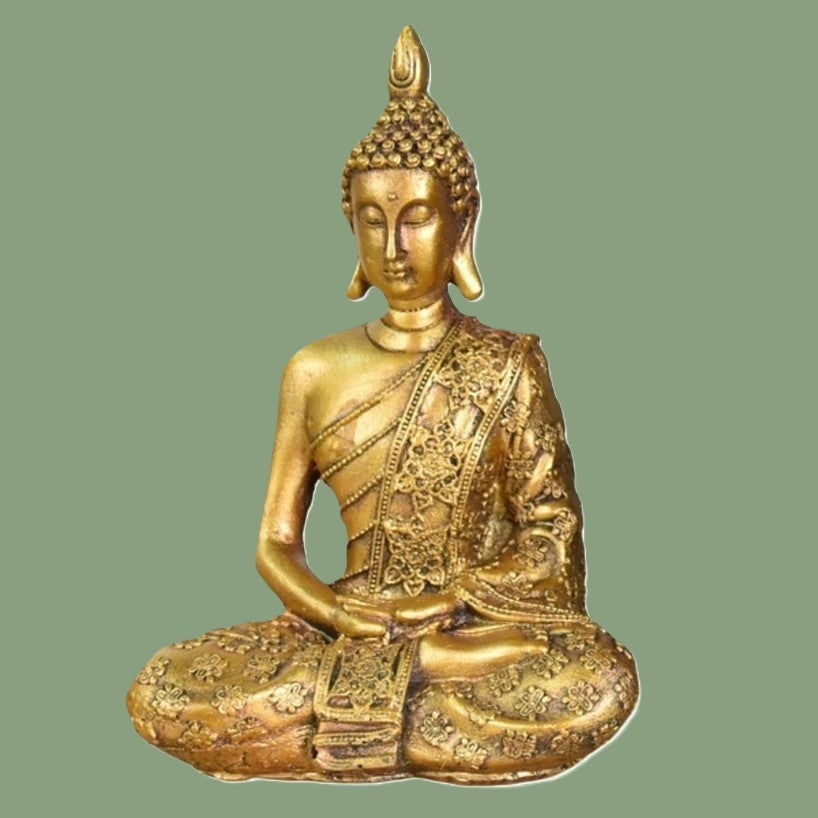 Statue Bouddha Sanci Doré