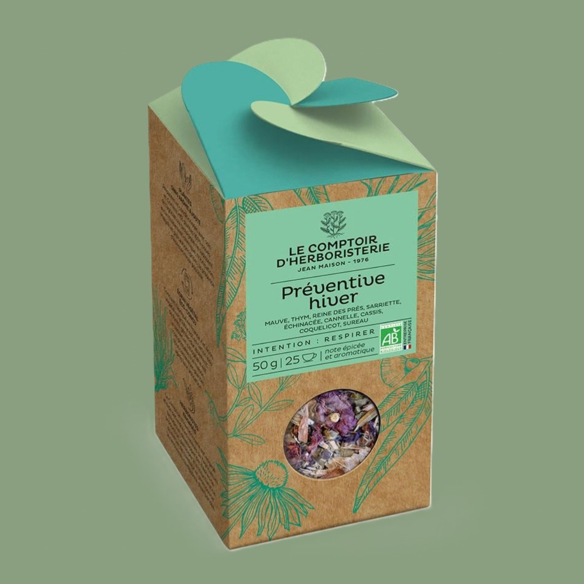 Tisane La Préventive Hiver Bio – Mélange de plantes (50 g)