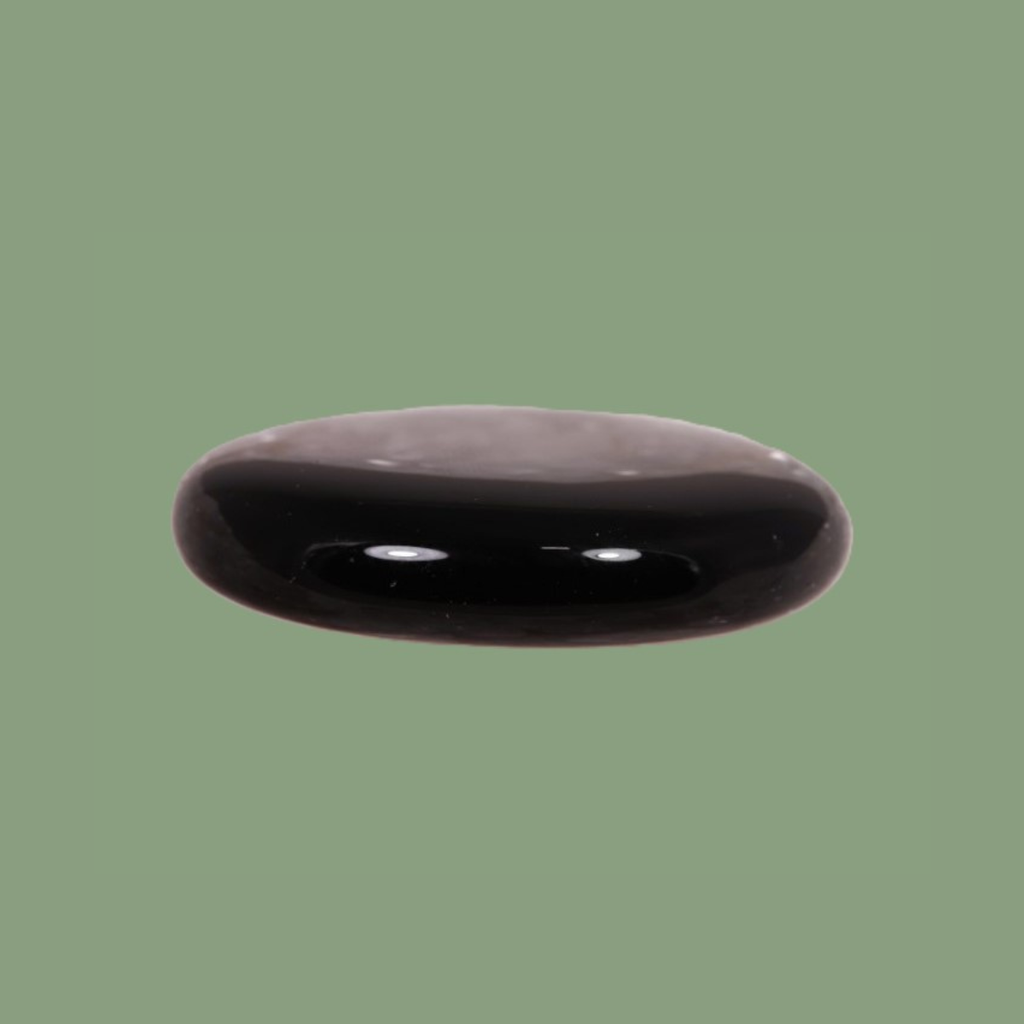 Galet Anti-Stress en Obsidienne Noire