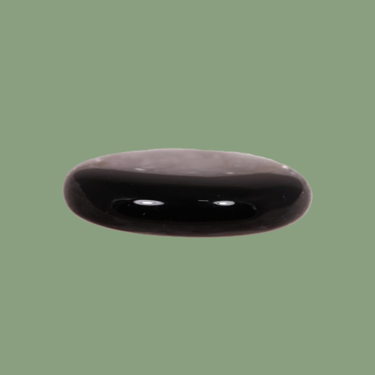 Galet Anti-Stress en Obsidienne Noire