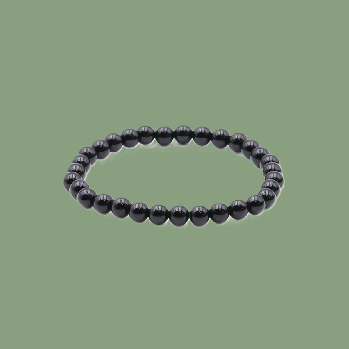 Bracelet en Tourmaline Noire