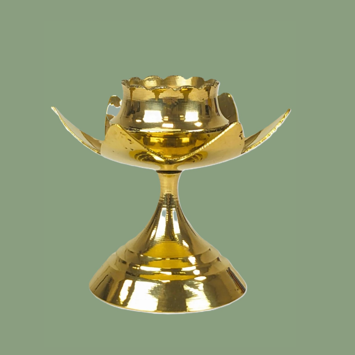 Brûleur de Résine « Lotus » en Bronze