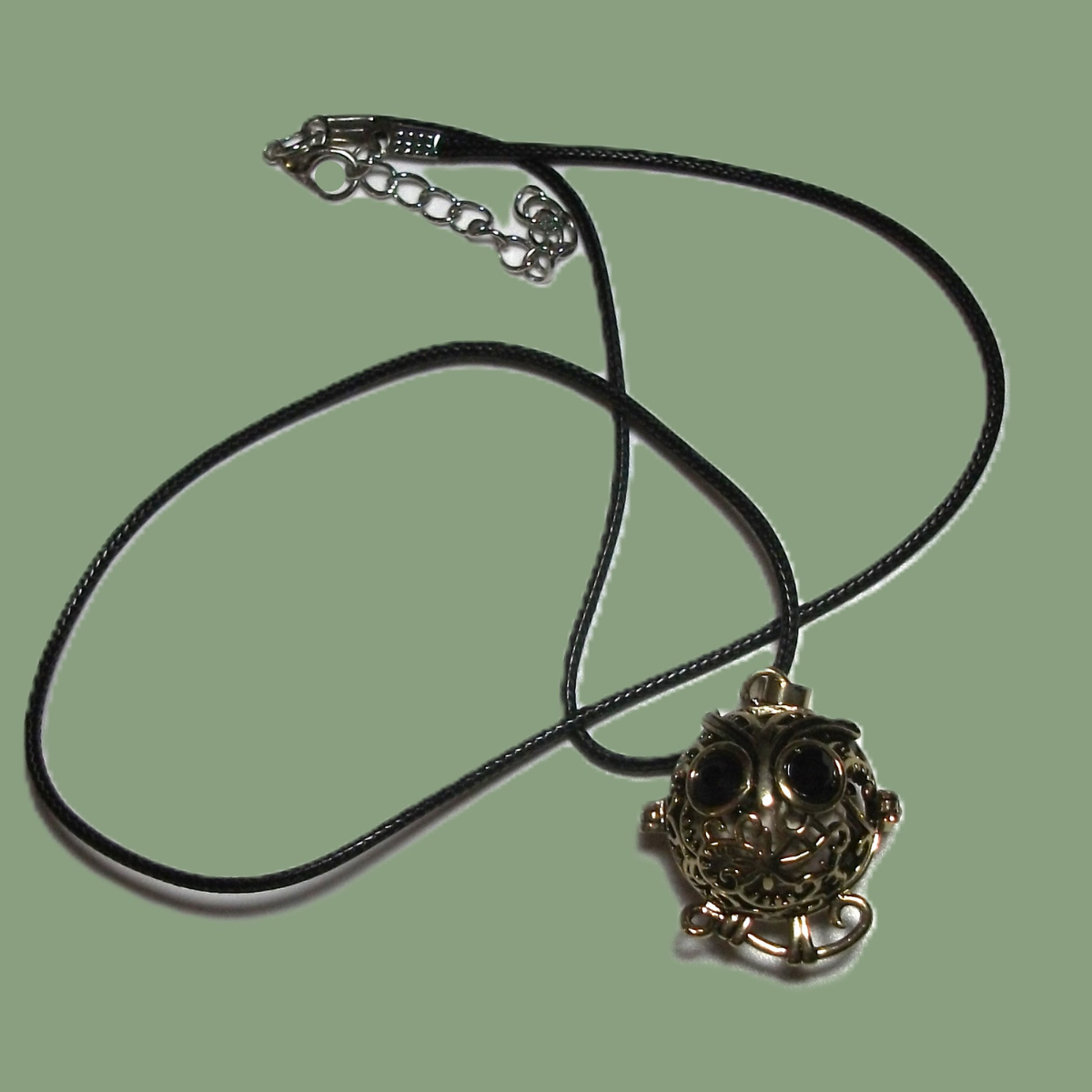 Pendentif hibou diffuseur d'huiles essentielles