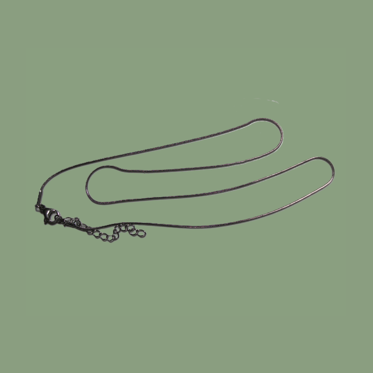 Chaîne Serpent Argentée Ajustable