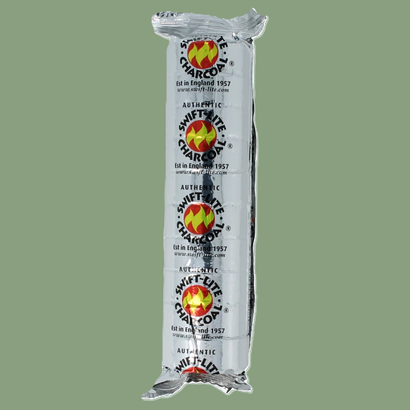 Charbons Ardents Swift-Lite Excelsior – Rouleau de 10 pastilles