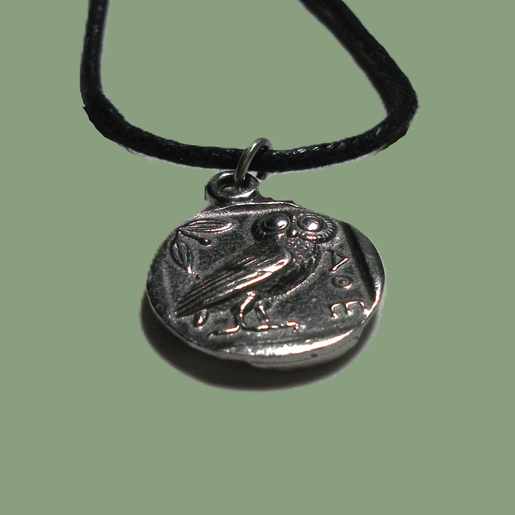 Pendentif Chouette Déesse Athéna