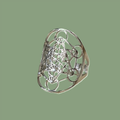 Bague « Cube de Métatron » Ajustable