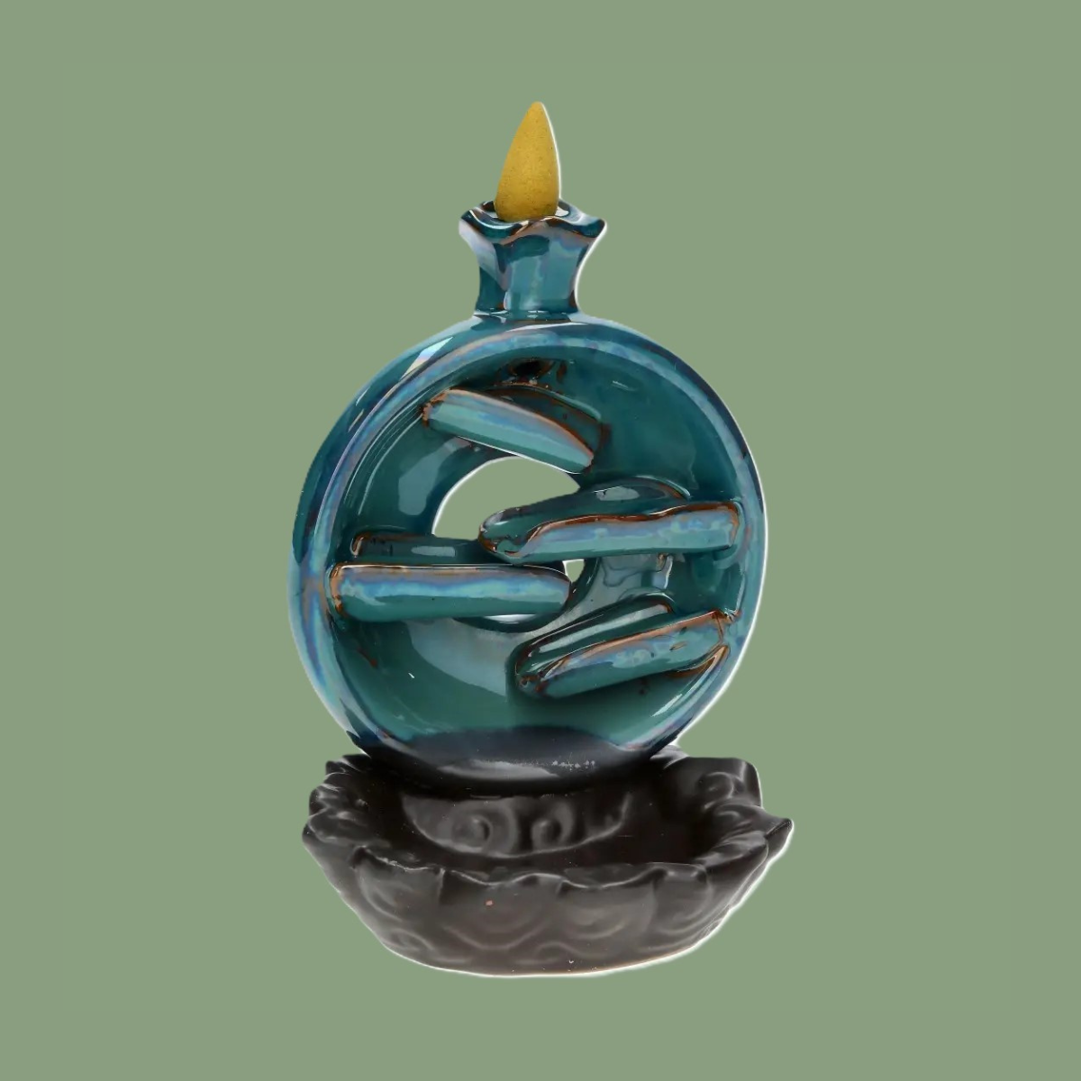 Cascade Donut – Porte-Encens « Reflux de Fumée » (Backflow)