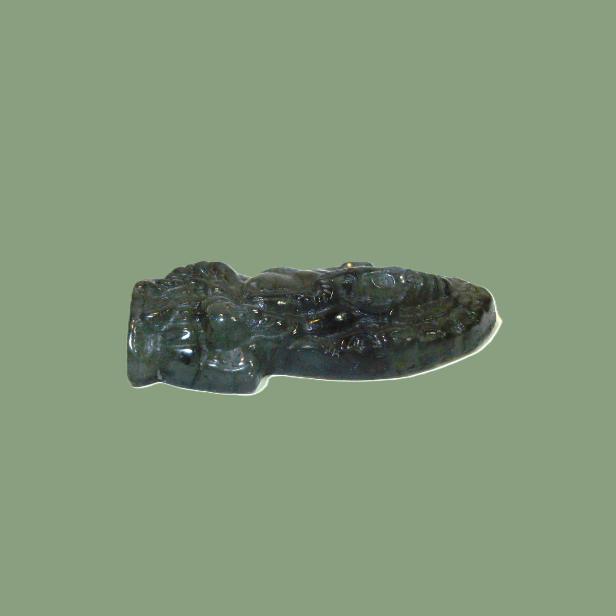 Statuette Ganesh en Labradorite
