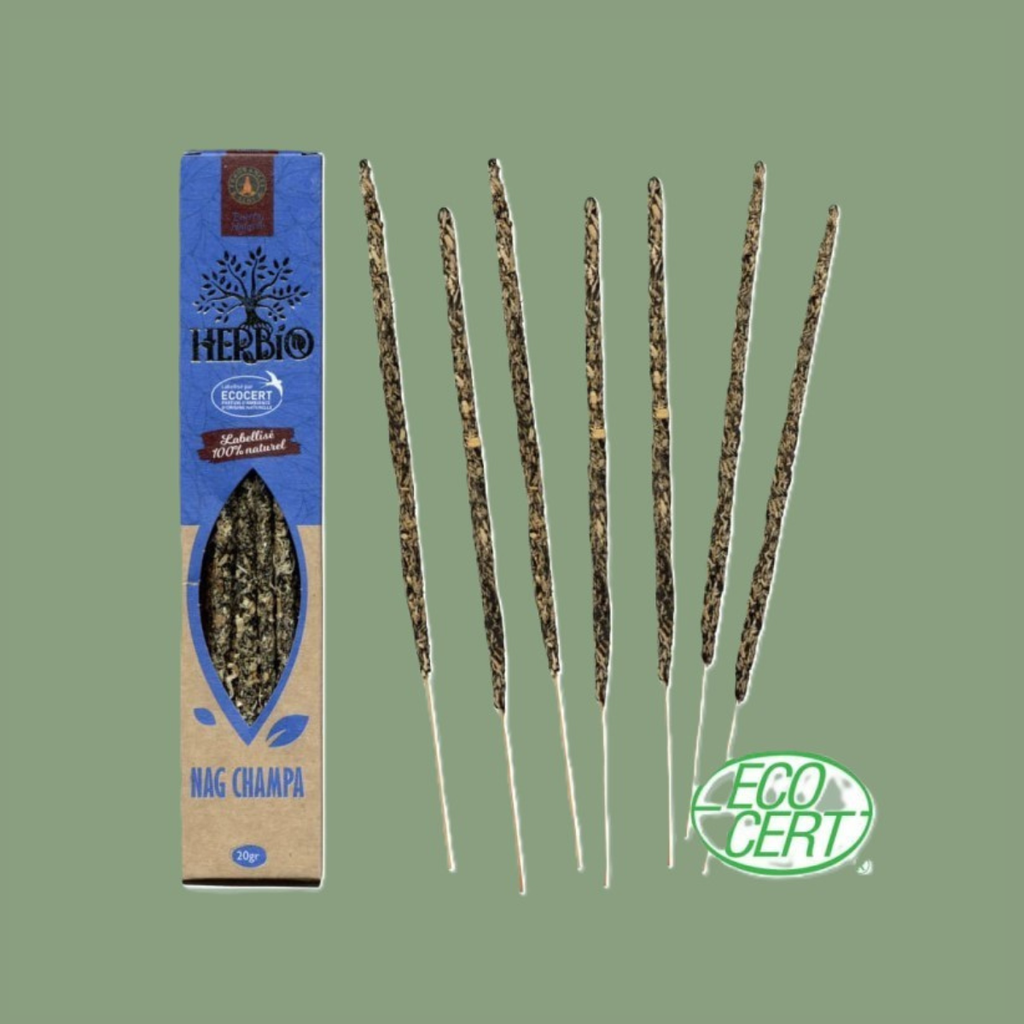 Encens Smudge Herbio – Nag Champa (certifié Ecocert)