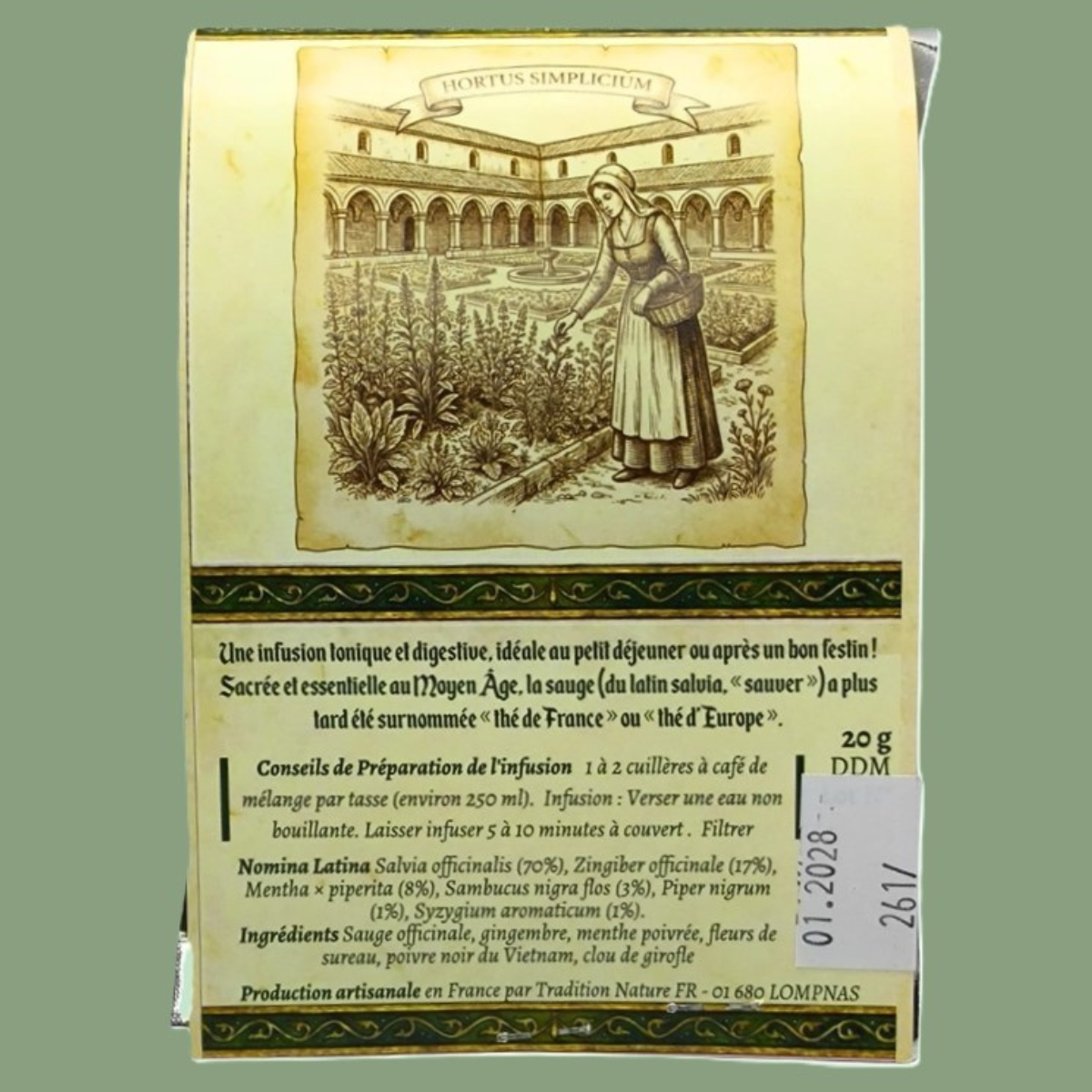 L'Infusion Tonique – Sauge, Menthe & Gingembre