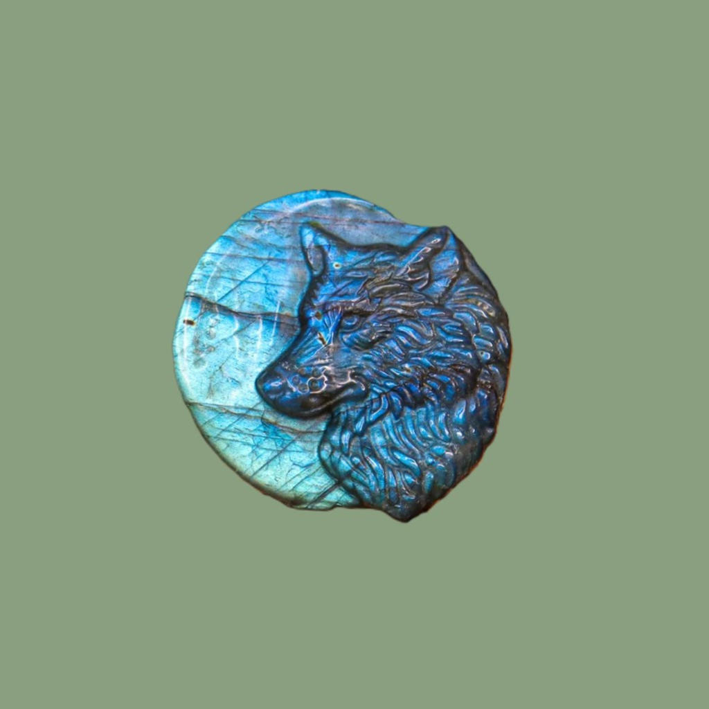 Tête de Loup en Labradorite
