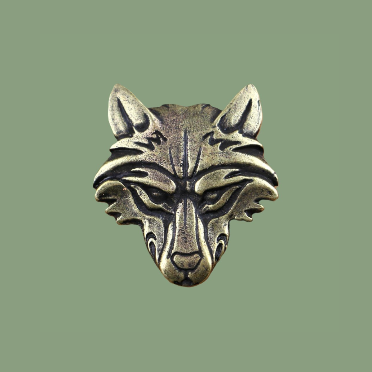 Pendentif Viking Tête de Loup