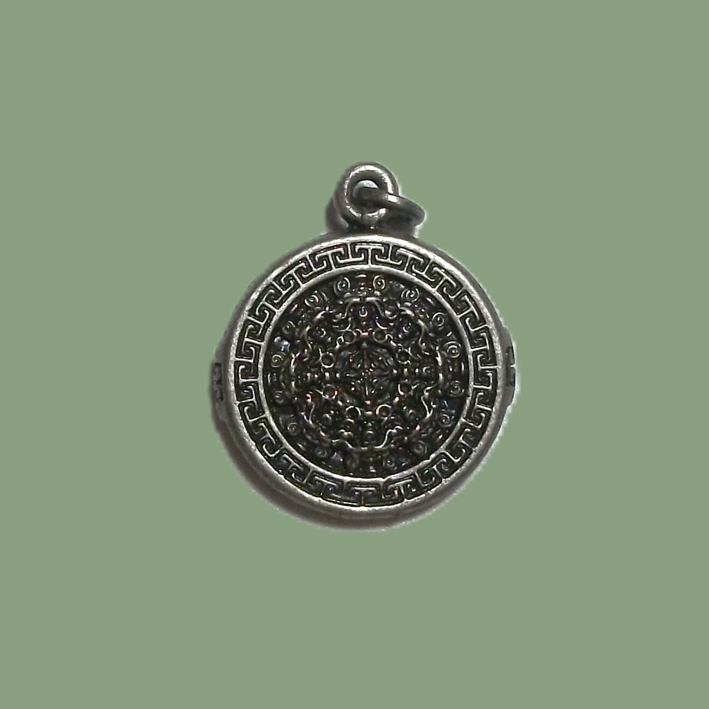 Pendentif Méduse Grecque Argenté
