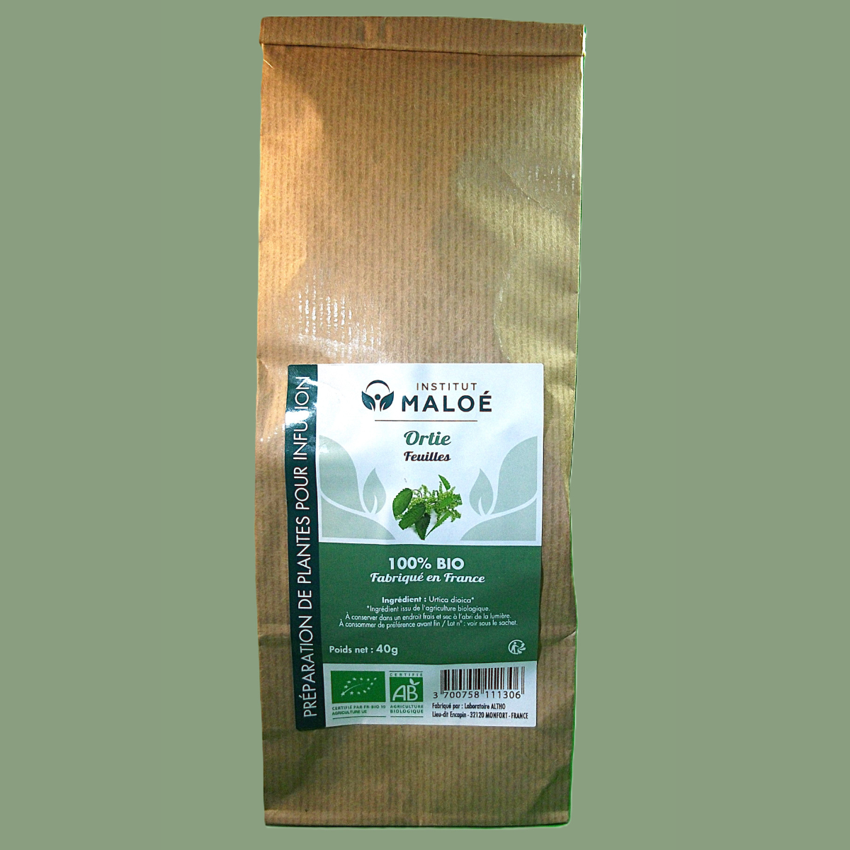Plante Ortie Piquante Bio — Sachet vrac 40g