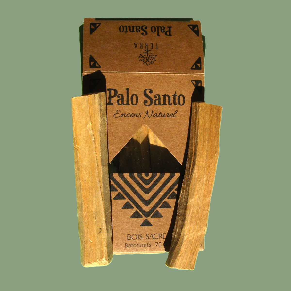 Boîte de Bâtons de Bois de Palo Santo Pur – Terra