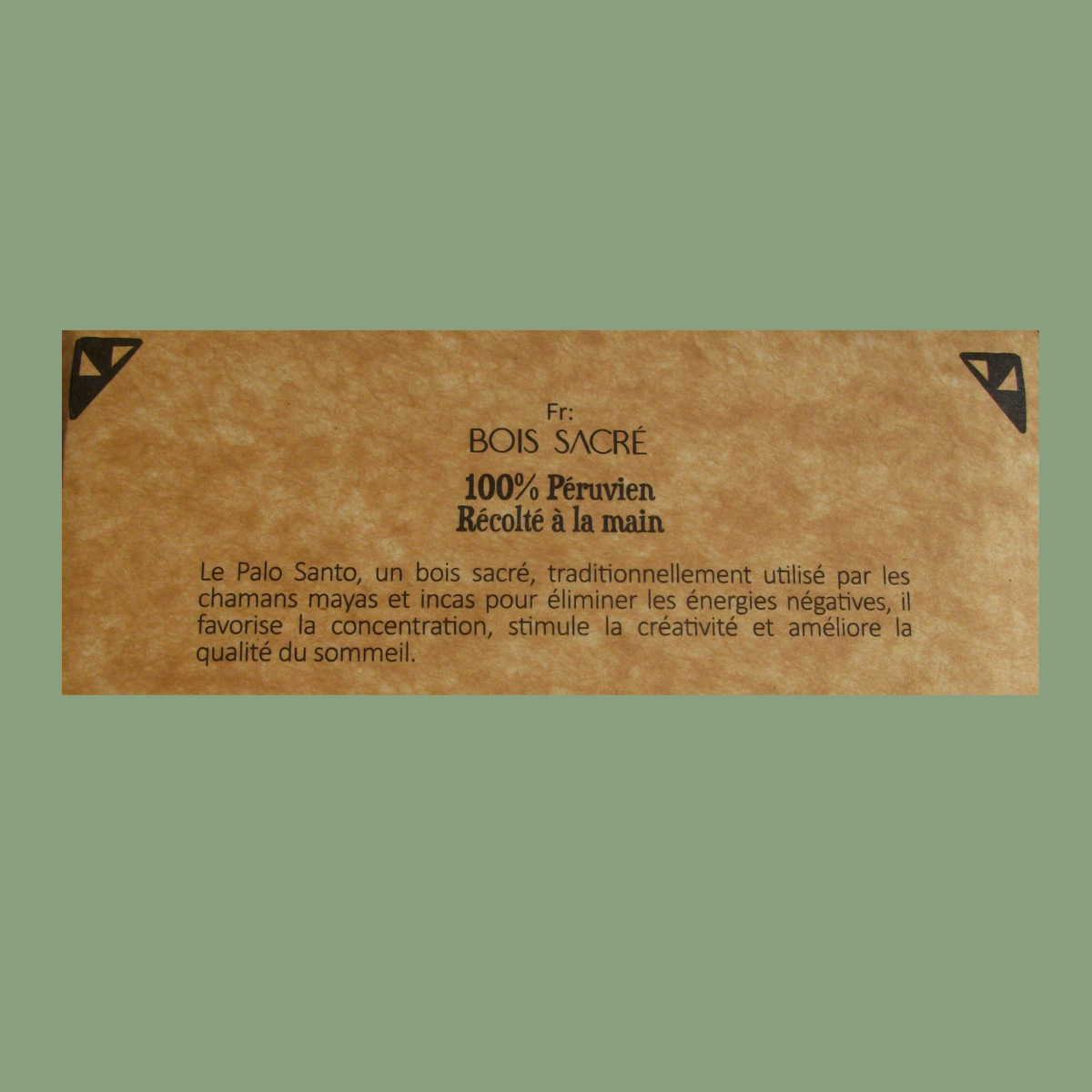 Boîte de Bâtons de Bois de Palo Santo Pur – Terra