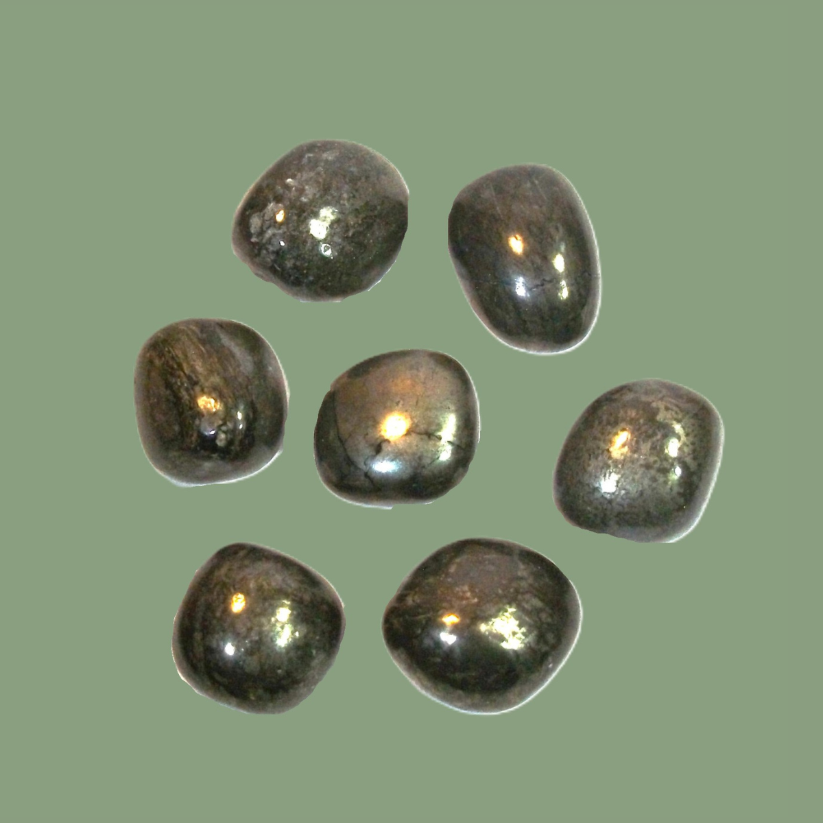 Pierre Roulée de Pyrite
