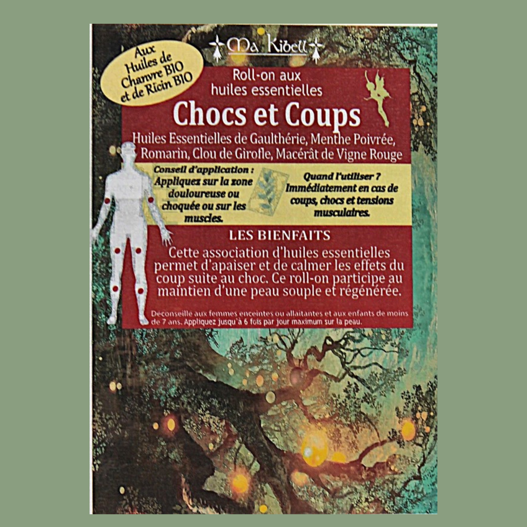 Roll-on aux Huiles Essentielles « Chocs & Coups »