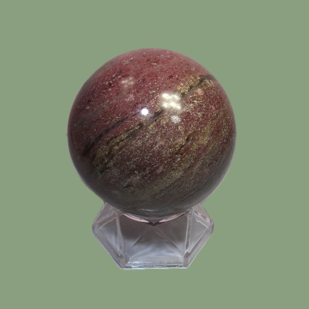 Sphère en Rhodonite