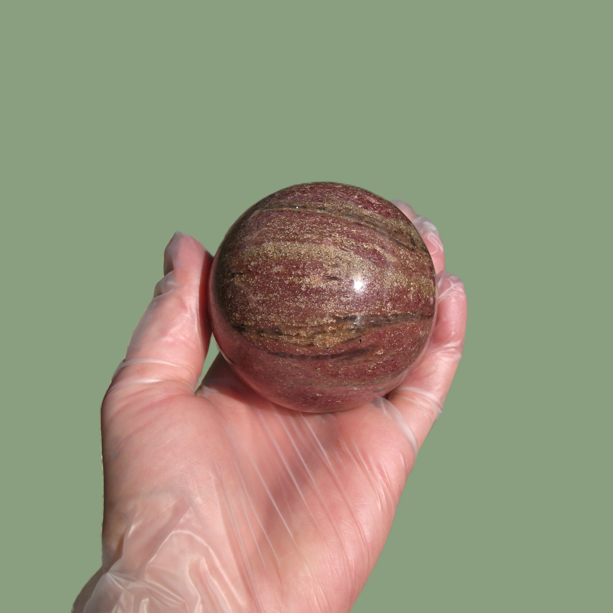 Sphère en Rhodonite
