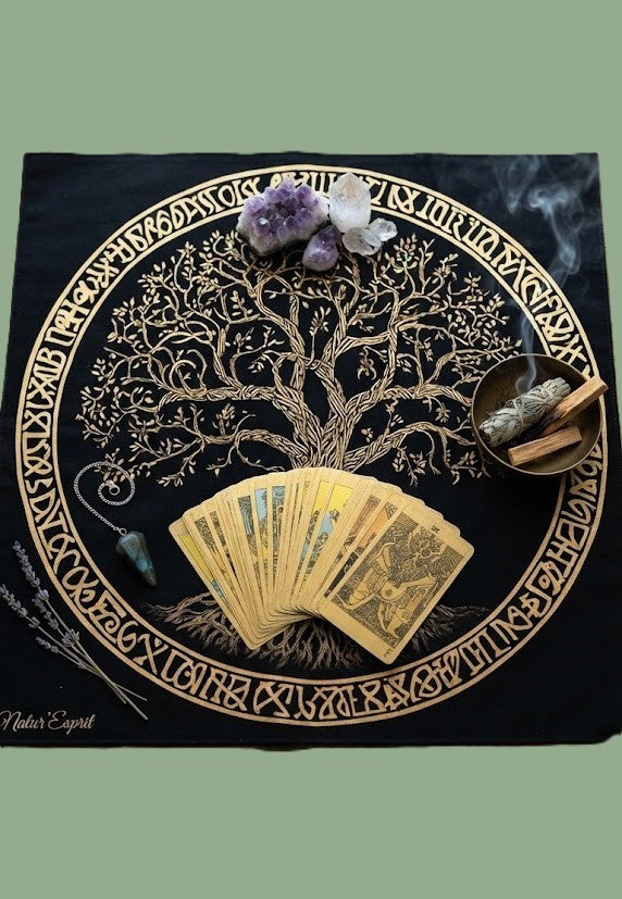 Nappe de Tarot « Arbre de Vie »