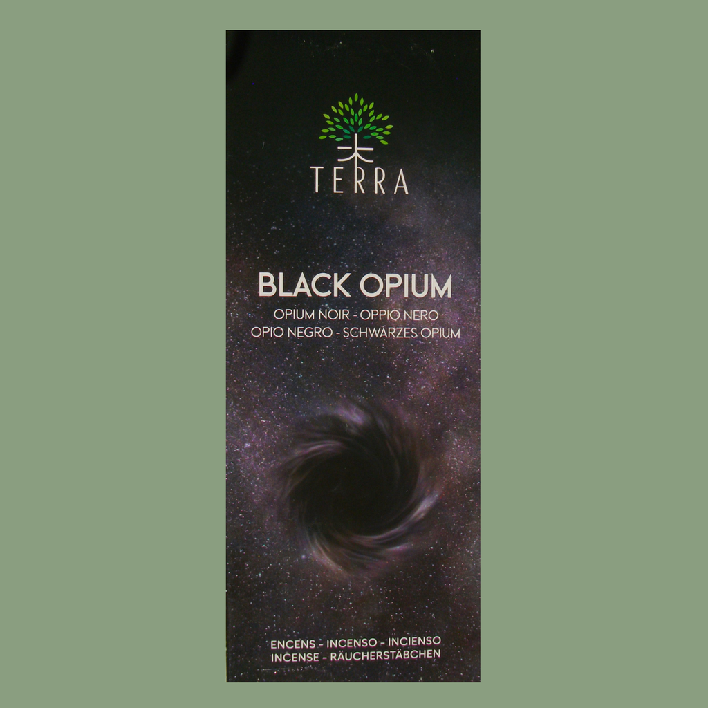 Encens Naturel Sans Charbon Hexa « Black Opium » – Terra