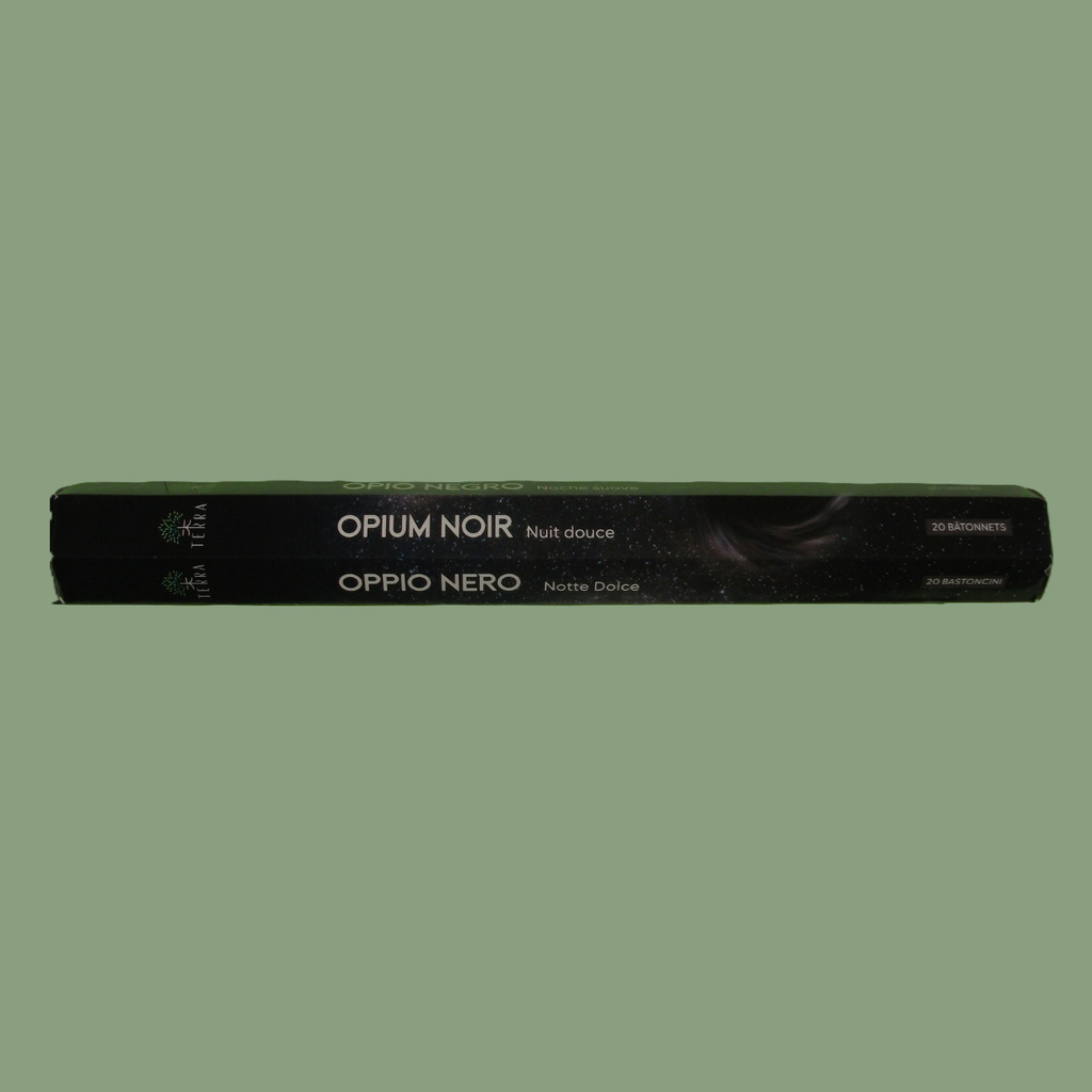Encens Naturel Sans Charbon Hexa « Black Opium » – Terra