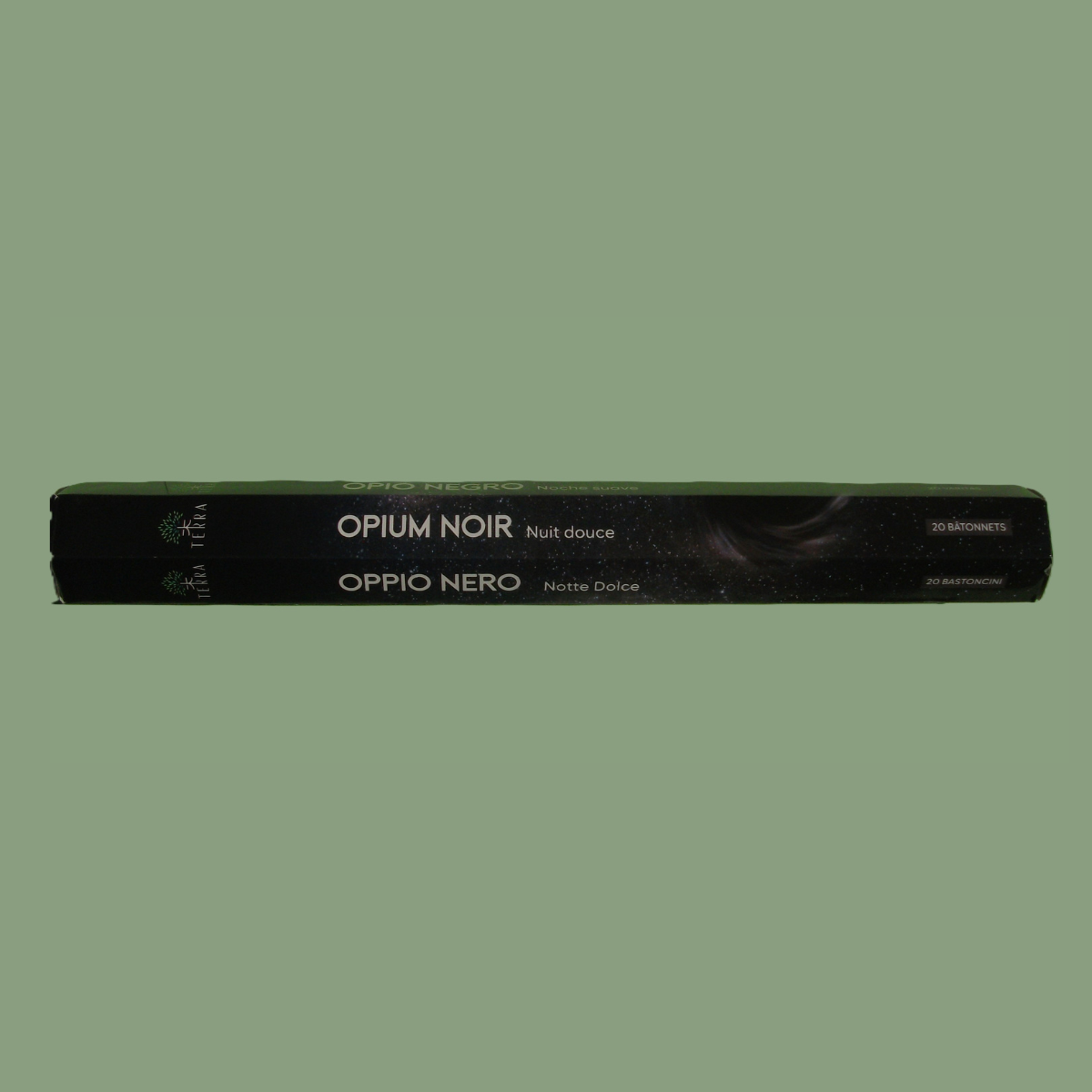 Encens Naturel Sans Charbon Hexa « Black Opium » – Terra