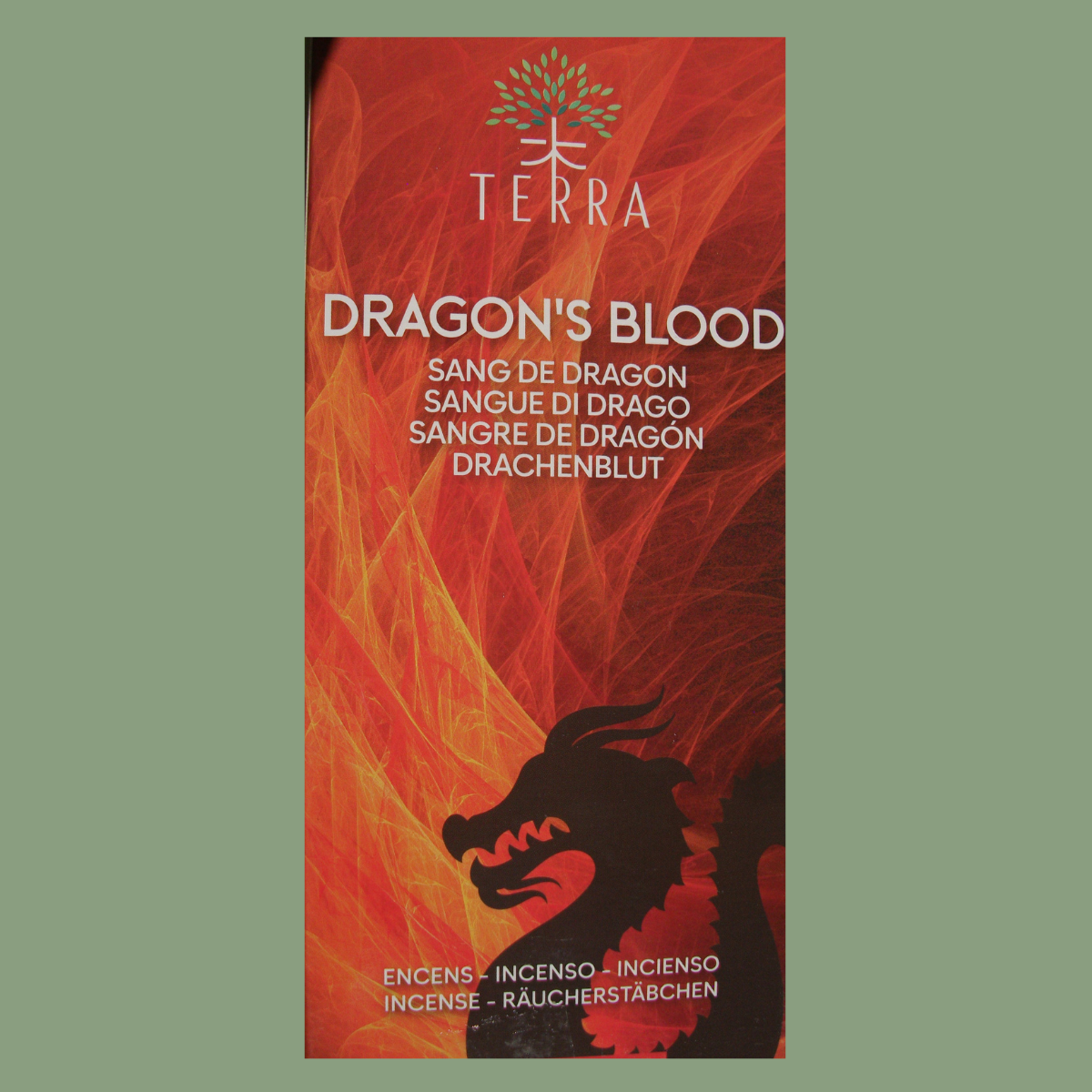 Encens Naturel Sans Charbon Hexa « Sang de Dragon » – Terra