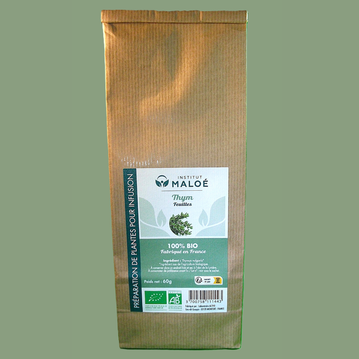 Plante Thym Commun Bio — Sachet vrac 60g